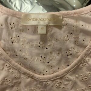 LoveShackFancy Women's Pink Crop-top
